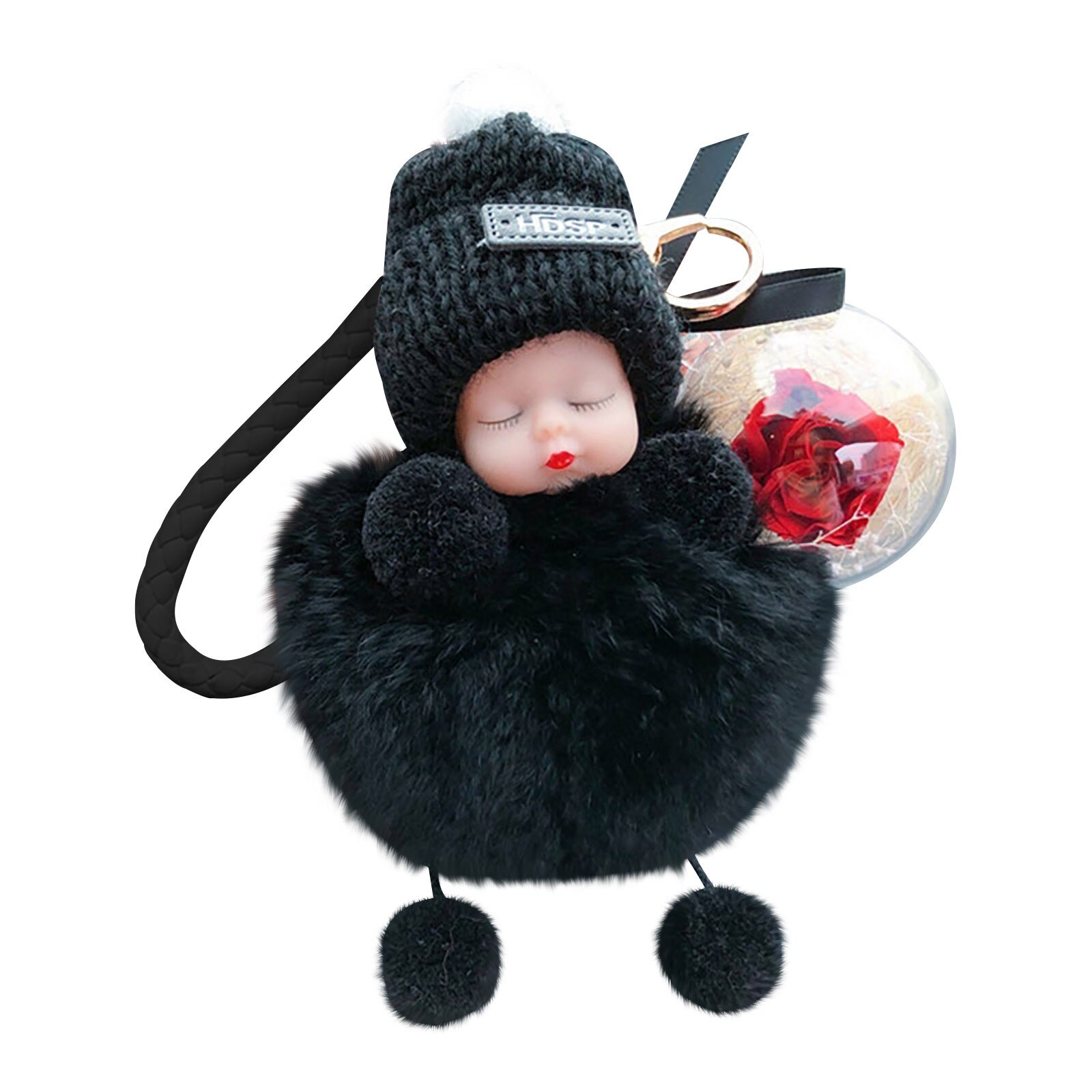 Śliczne brelok mini anioł pluszowa lalka wisiorek słodkie puszyste lalki z kreskówek dekoracji symulacji laleczka bobas zabawki walentynki prezent #40