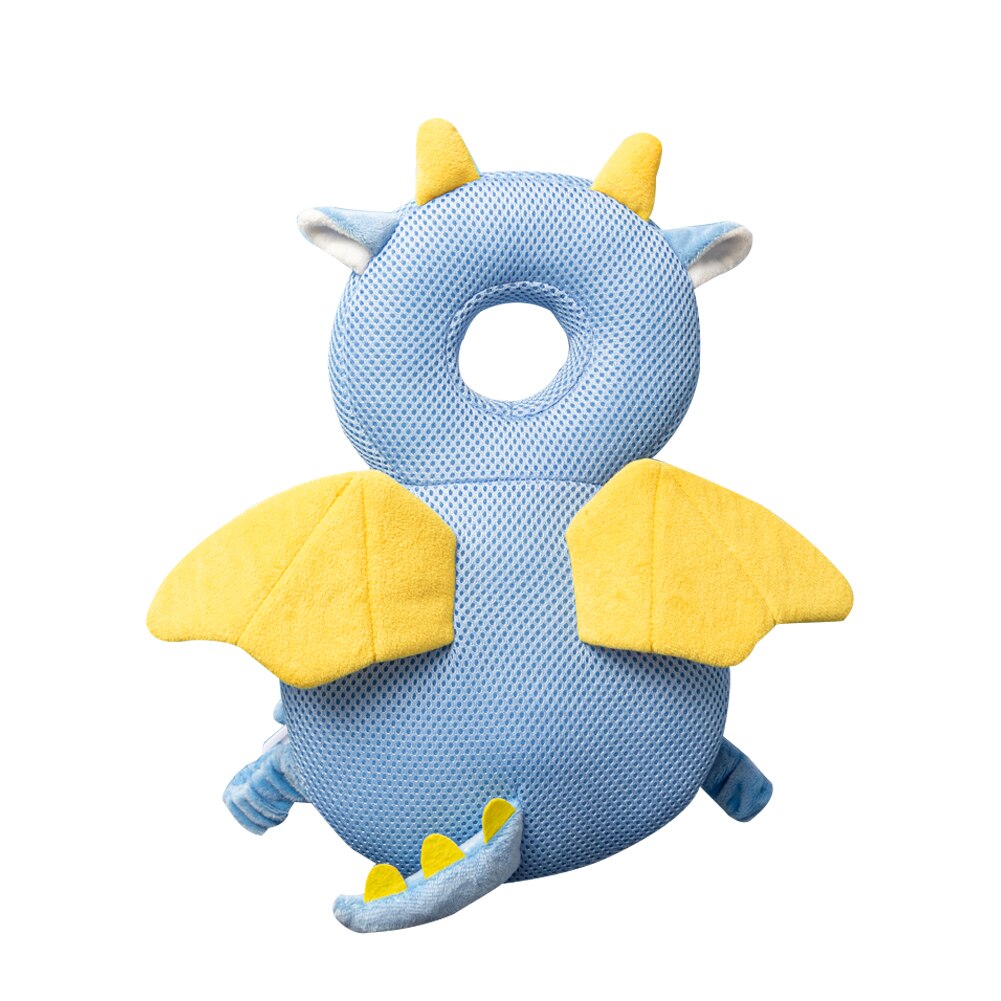 Nyfött barn baby huvudskydd pad kudde nackstöd tecknad mjuk säkerhet kuddar ängel fjäril ryggsäck fall skydd