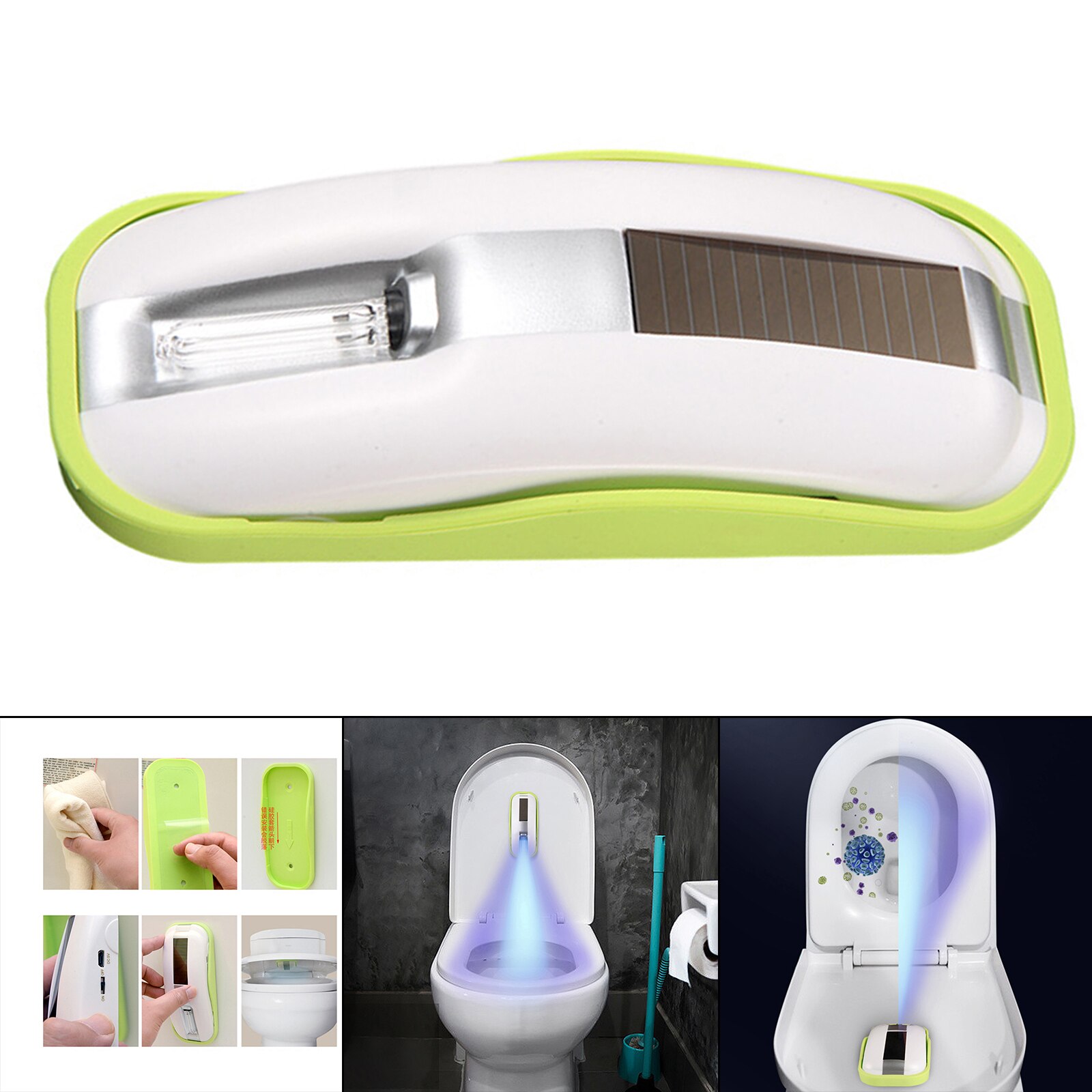 Toilet UV Light Sterilizer, Disinfection Light, USB Charging UV-C Disinfection Lamp, Ultraviolet Cleaning Gadget for Home Office