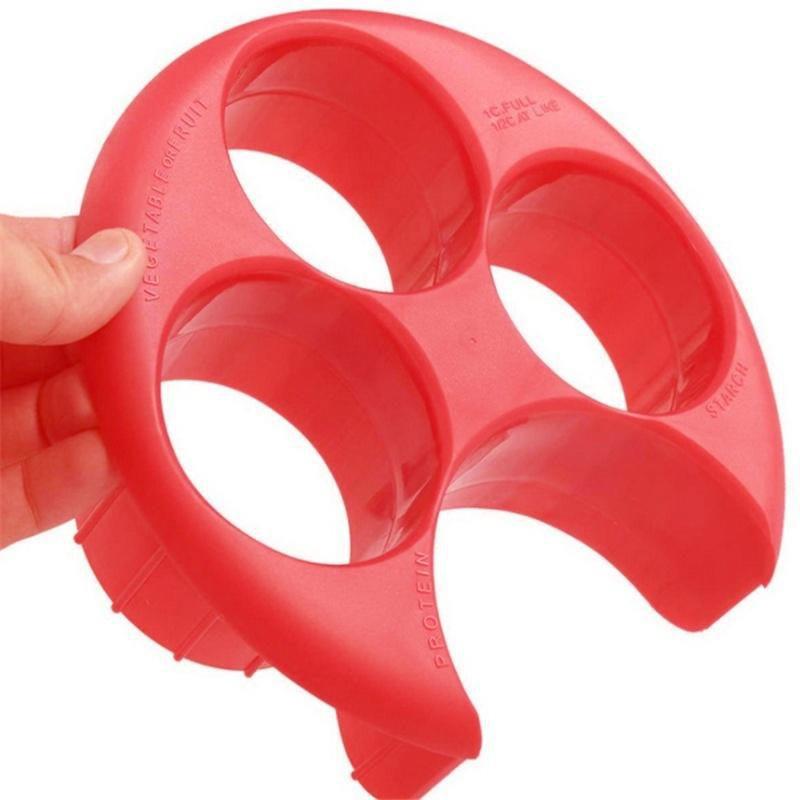 Portable Meal Measure Portion Control Plate Lose Weight Tool Food Portion Control Kitchen Meal Portion Plate Diet Control