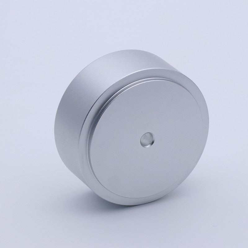 4pcs 49mm Machined Solid Full Aluminum Hifi Speaker Feet Floor Stand CD Player Spikes Amplifier Machine Feet Turntable Stand Leg