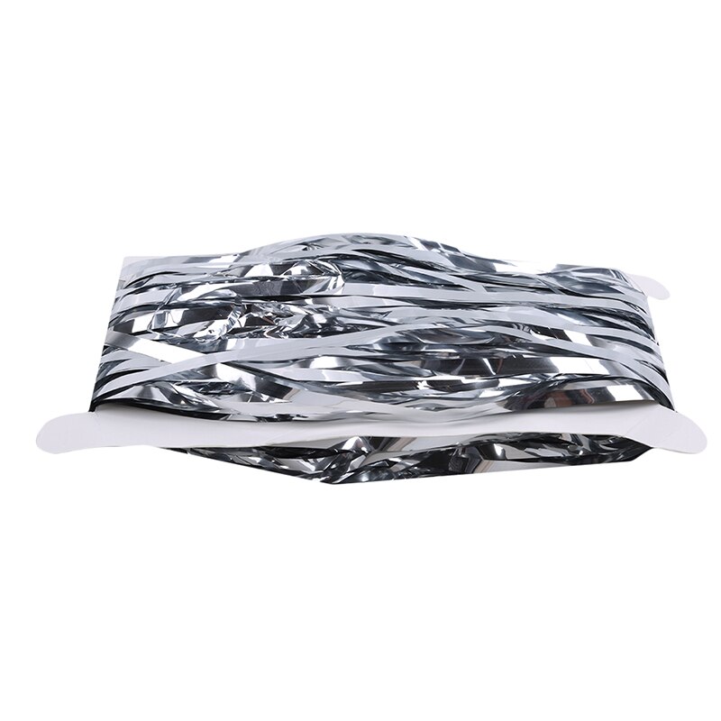 Gold Pink Rainbow Sequin Backdrop Foil Fringe Tinsel Curtain Birthday Party Rain For Decoration Girl Adults Anniversary: Silver