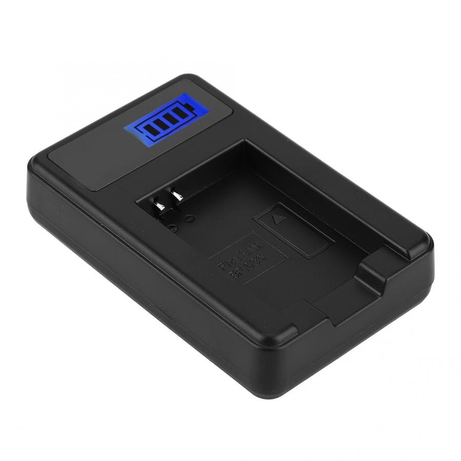 BP1030 Camera Rechargeable Lithium Ion Battery Charger USB Single Fast Charging with LCD Display Camera Battery Charger
