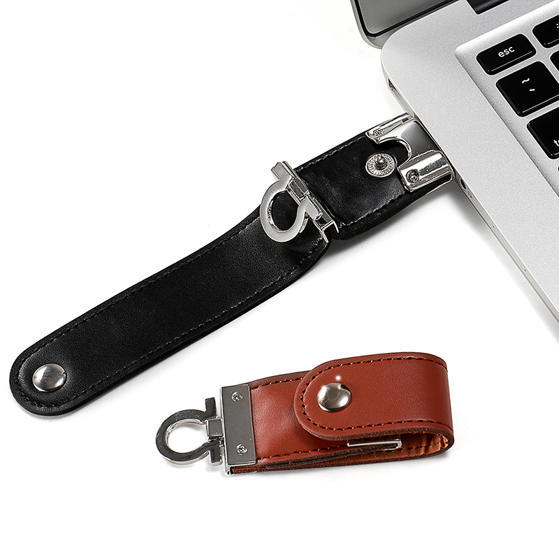 Leather keychain usb 3.0- flash drive 128 gb 32 gb 64 gb high-speed metal memory stick pen drives 16 gb red pendrive 8 gb usb 3.0- hard drive