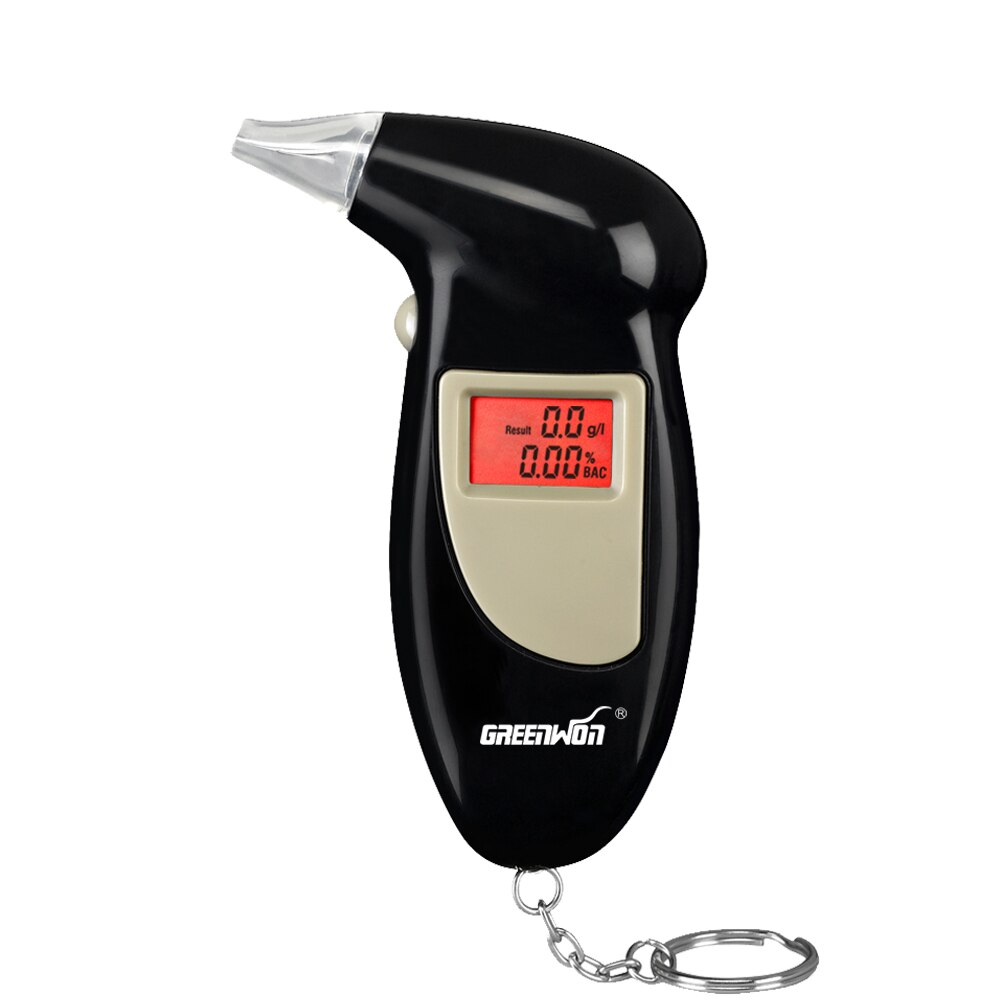 GREENWON Quick Response LCD Alcohol Tester Digital Alcohol Detector Breathalyzer Alcotester with Backlight Display