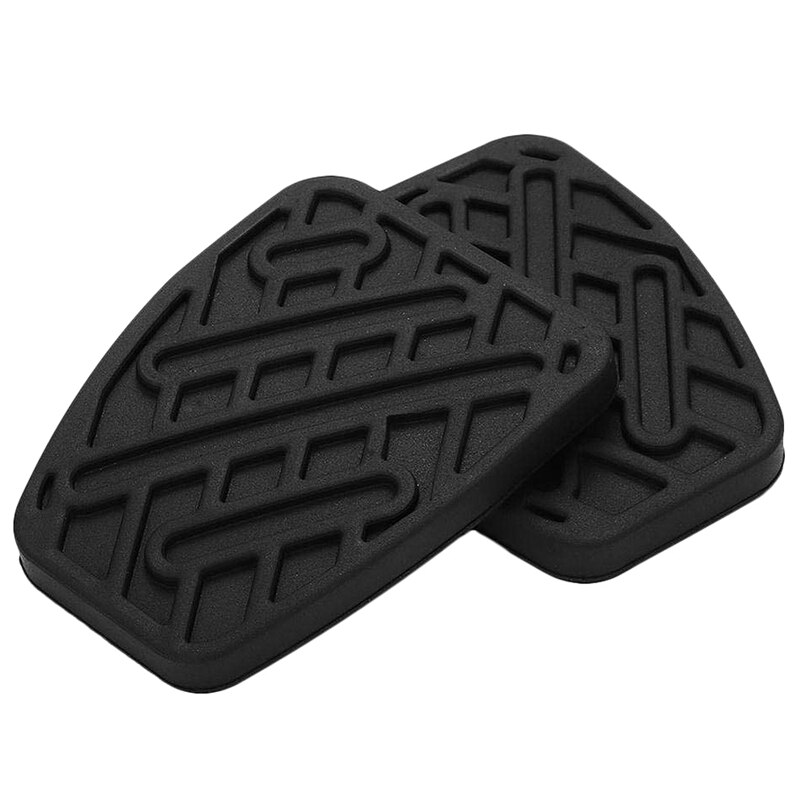 Pair Of Brake And Clutch Pedal Pad Rubber Cover For Nissan Qashqai 46531Jd00A (Manual): Default Title