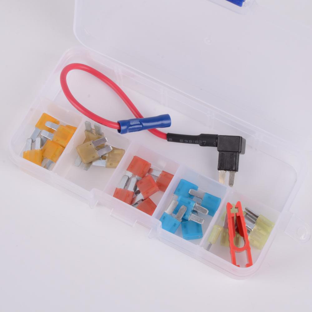 Add-A-Circuit Blade Style ATR Micro2 In-line Fuse Holder Fuse Tap Fuse Puller & Micro2 Fuse Set Auto Accessories