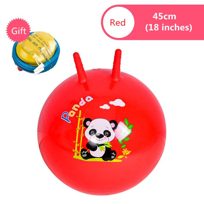 45cm Thickened Inflatable Bouncing balls Claw the Ball Educational Outdoor Sports Toys for Kindergarten Children Kids Jump Games: Yellow