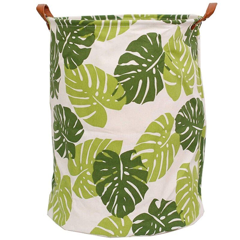 Inklapbare Wasmand Canvas Wasmand Met Handvatten Opvouwbare Emmer Voor Magazijnbakken, Kinderen Speelgoed, Kleding: Default Title