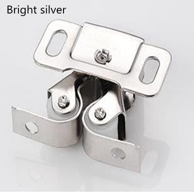 Paquete de 10 piezas de puerta de armario doble rodillo de enganche de bola de cierre de puerta de resorte hebilla de armario Clip de interruptor magnético duradero: B(Pack of 10 pieces)