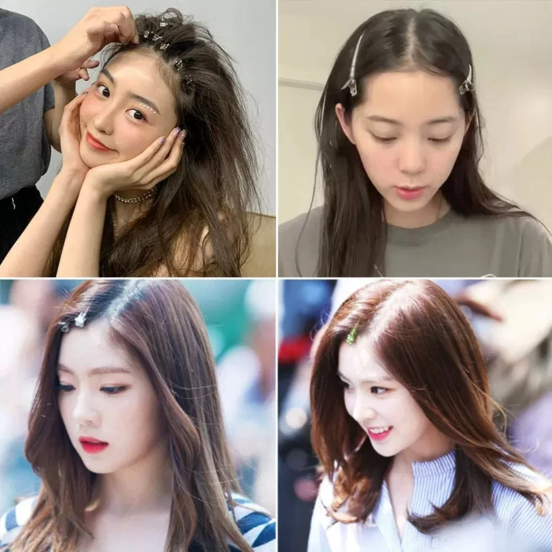 Pinzas de Metal para el cabello para estilismo, seccionamiento, salón , horquillas, raíz del cabello, herramientas de Clip esponjosas DIY, accesorios para el cabello