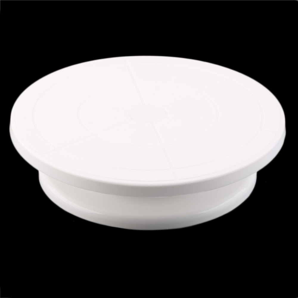 11'' 28cm Cake Making Turntable Rotating Decorating Round Platform Stand Display Revolving Baking Tool Worldwide Store +Z