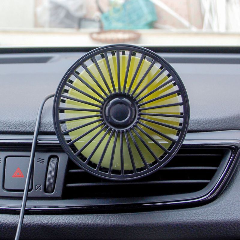 Universele Zuignap Enkele Kop Usb Auto Fan Drie Snelheidscontrole Air Cooling Usb Ventilator Voor Truck Suv Boot Kantoor thuis