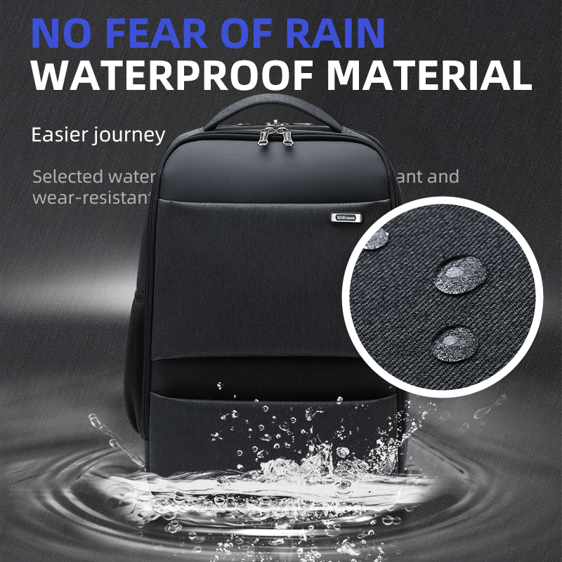 Wiersoon Large Capacity Men Backpacks 15.6 Inch Laptop Backpack USB Charging Bags School Business Travel Backpack