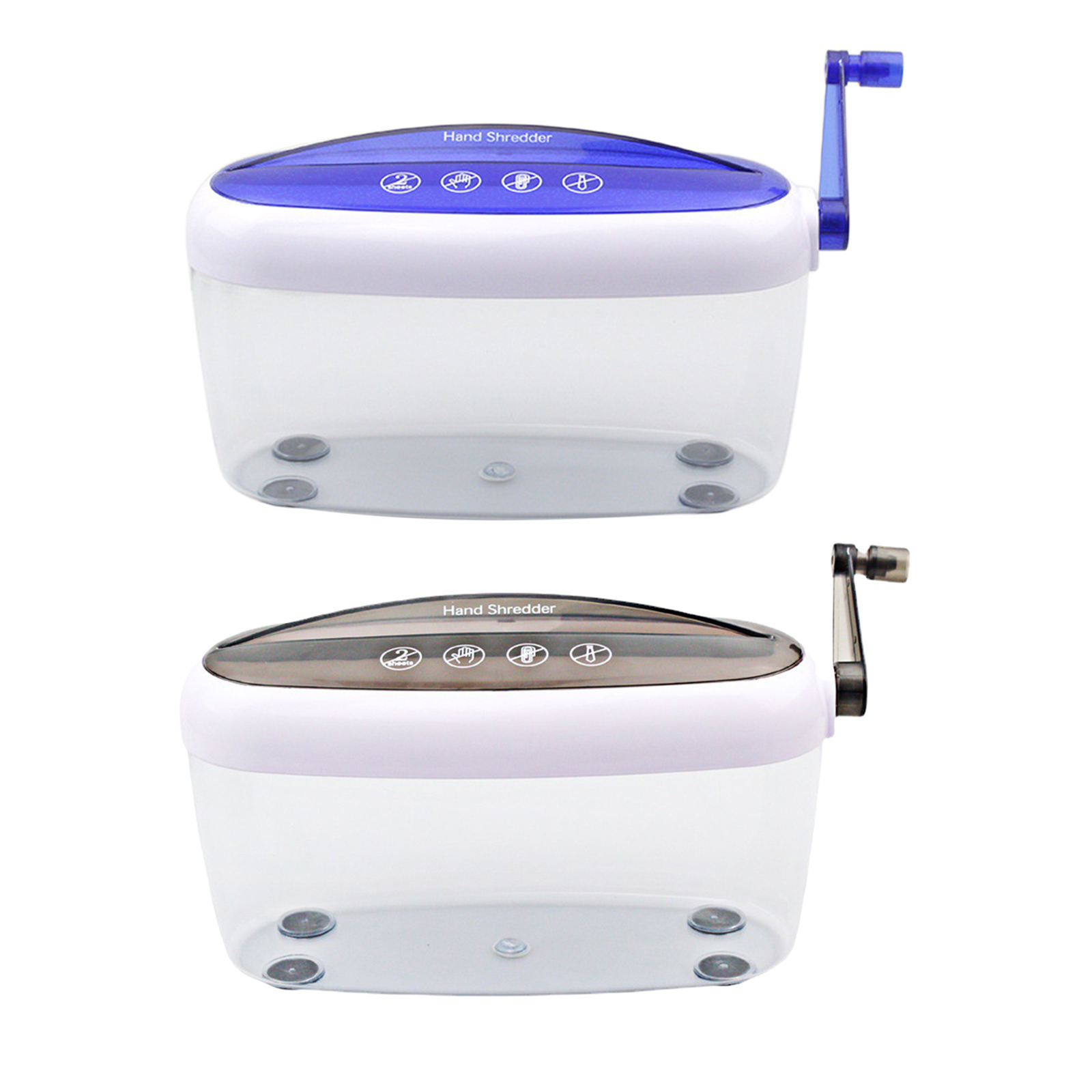 A4 Mini Hand Crank Shredder Crusher Paper Documents Cutting Machine Office Home Manual Paper Shredder