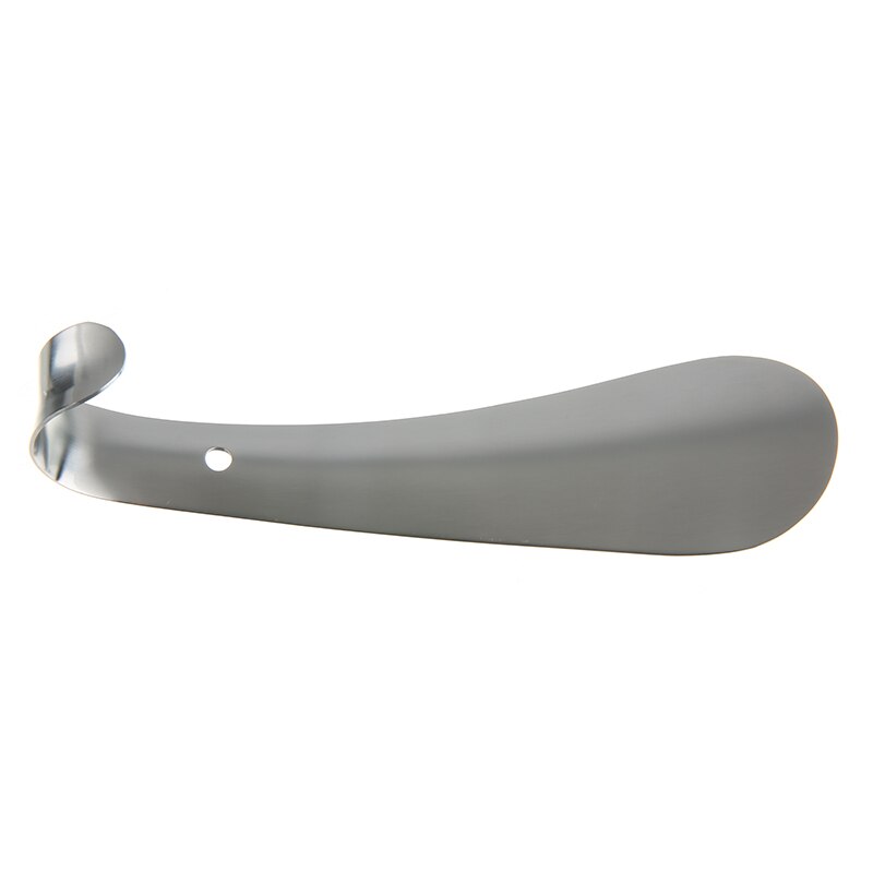 Long Shoe Horn tainless Steel Silver Metal Shoe Horn Easy Handle Spoon Leather Strap Travel Shoehorn Remover Flexible Shoe Horn