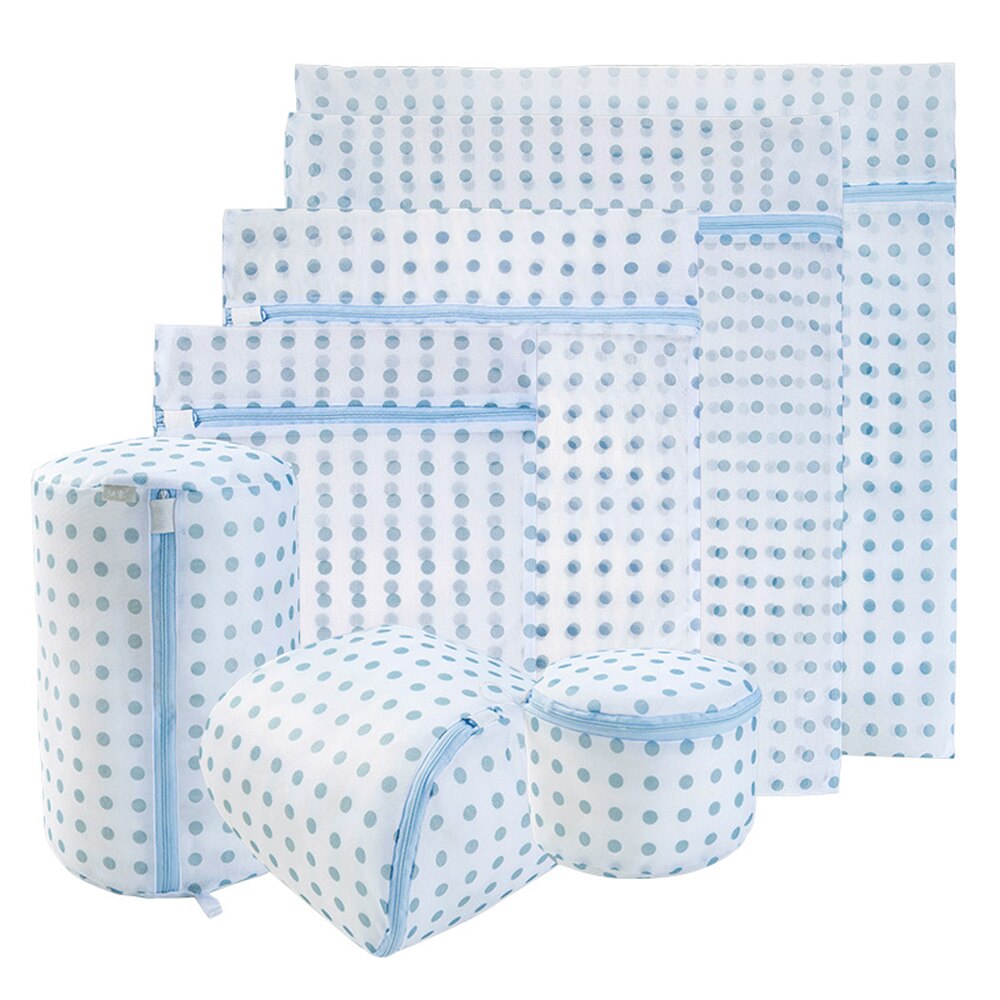 Home Polyester Mesh Laundry Bag Polyester Washing Net Bag For Underwear Sock Washing Machine Pouch Clothes Bra Bags: 182-H-1