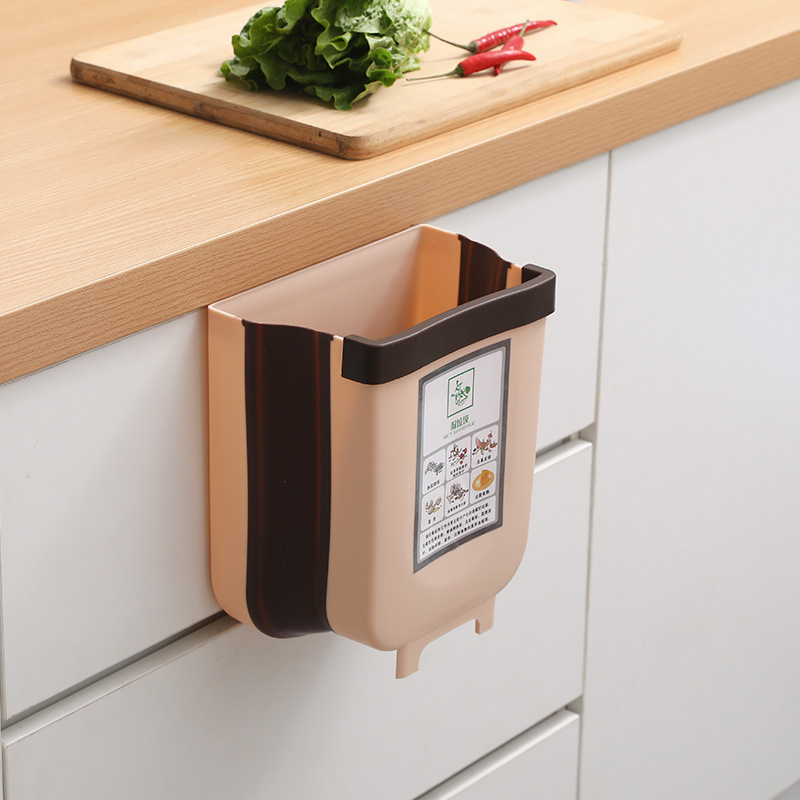 Cozinha dobrável lata de lixo carro reciclar bin lixo bin cozinha caixote do lixo lixo bin lixo lata de lixo para cozinha