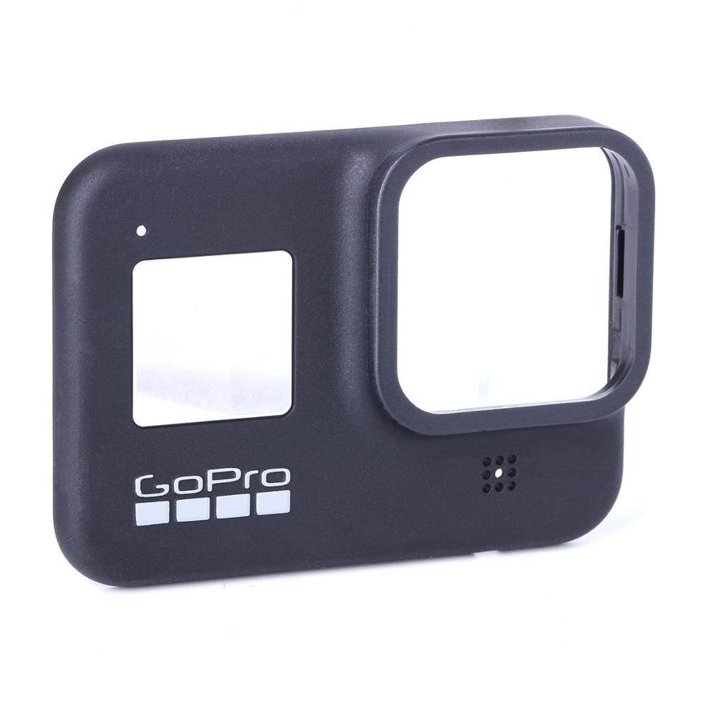 Original til gopro hero 8 reparation udskiftning front frontplade med ydre stel case reparation dele front cover baghus: Frontcover