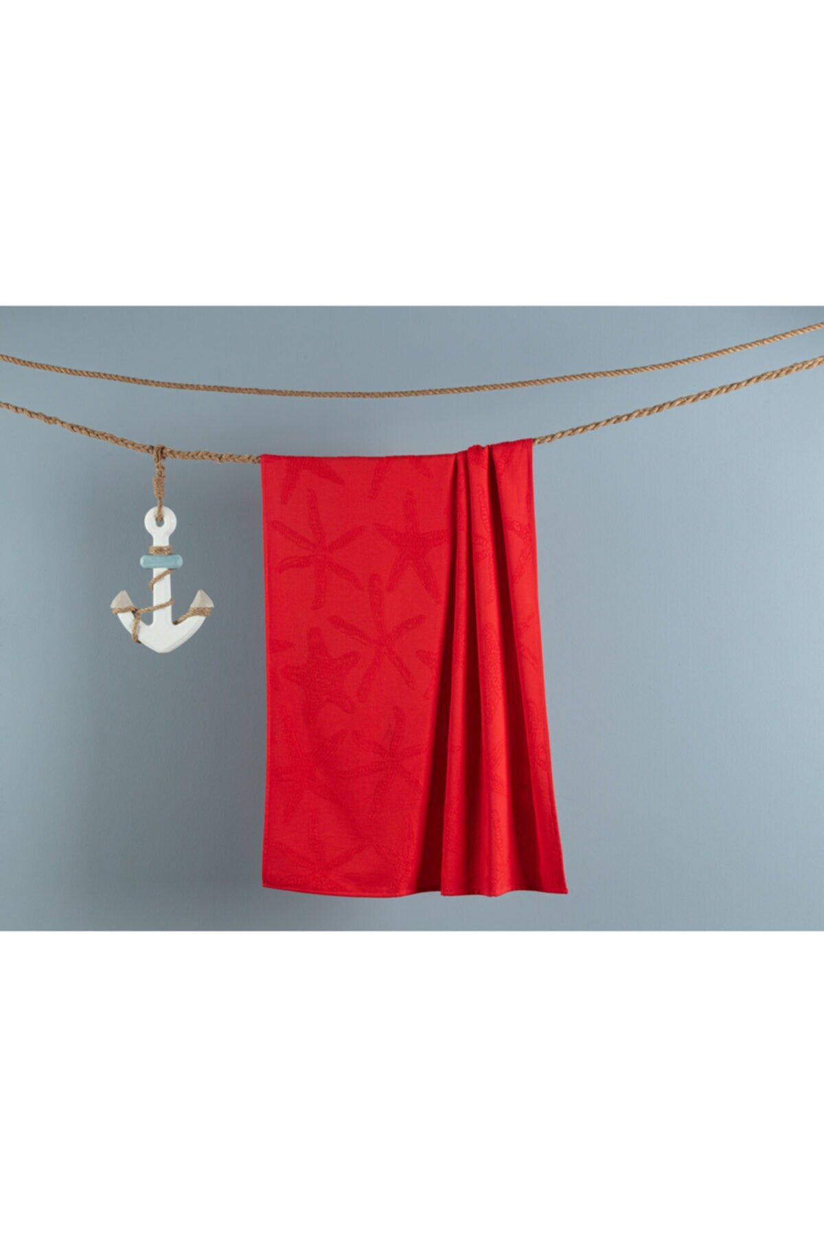 Cadencia Jacquard Strandlaken-Rood-75X150 Cm Reizen Zwembad Handdoeken Douche Bad Producten Zomer Strand mode