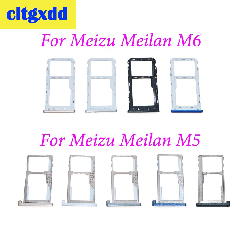 Cltgxdd SIM Halfter Slot Adapter Tablett Für Meizu Meilan M5 M6 Sim Karte Adapter Ersatz Teile