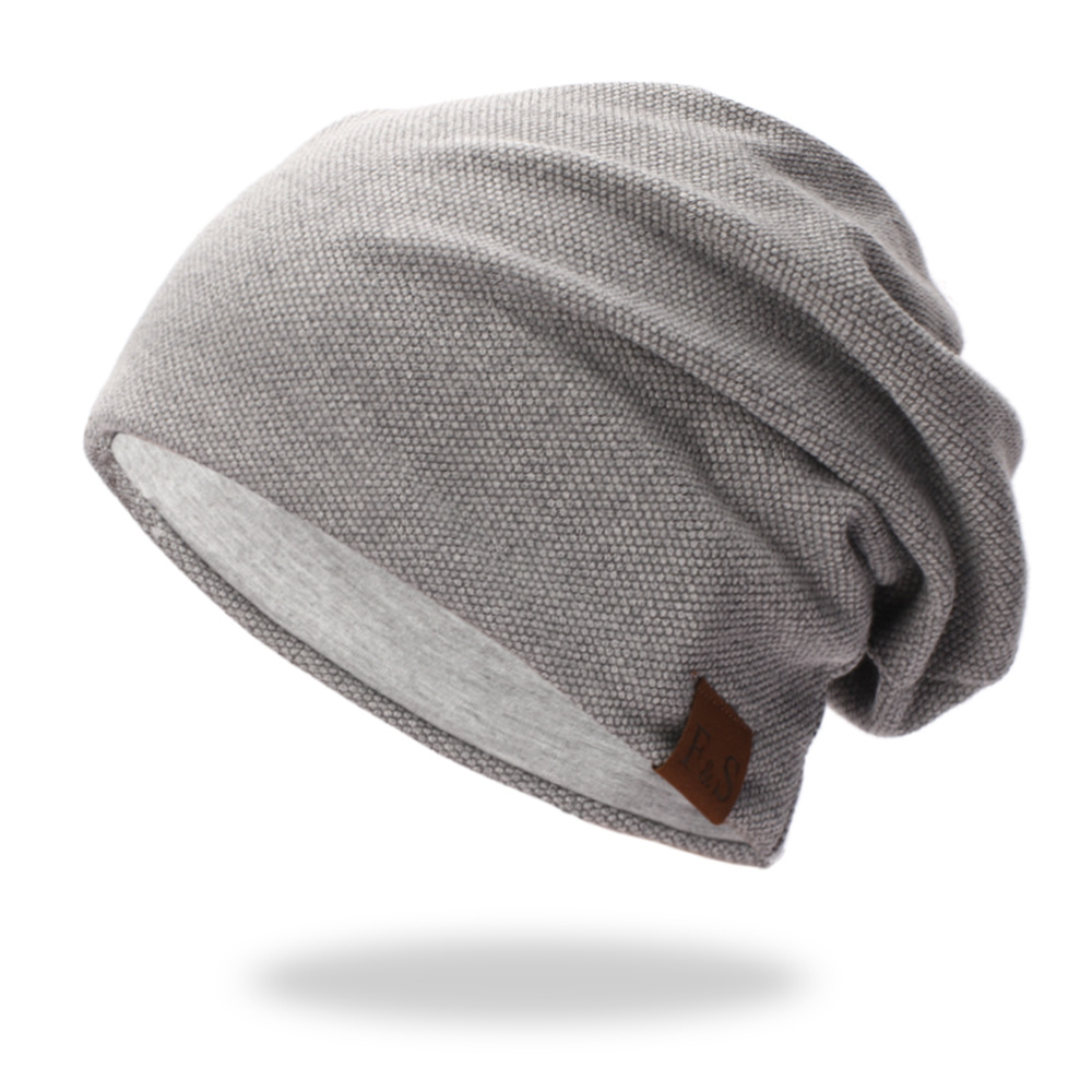 Motorkap Hoed Voor Mannen En Vrouwen Herfst Gebreide Effen Kleur Lente Toevallige Zachte Tulband Hoeden Hip Hop: white