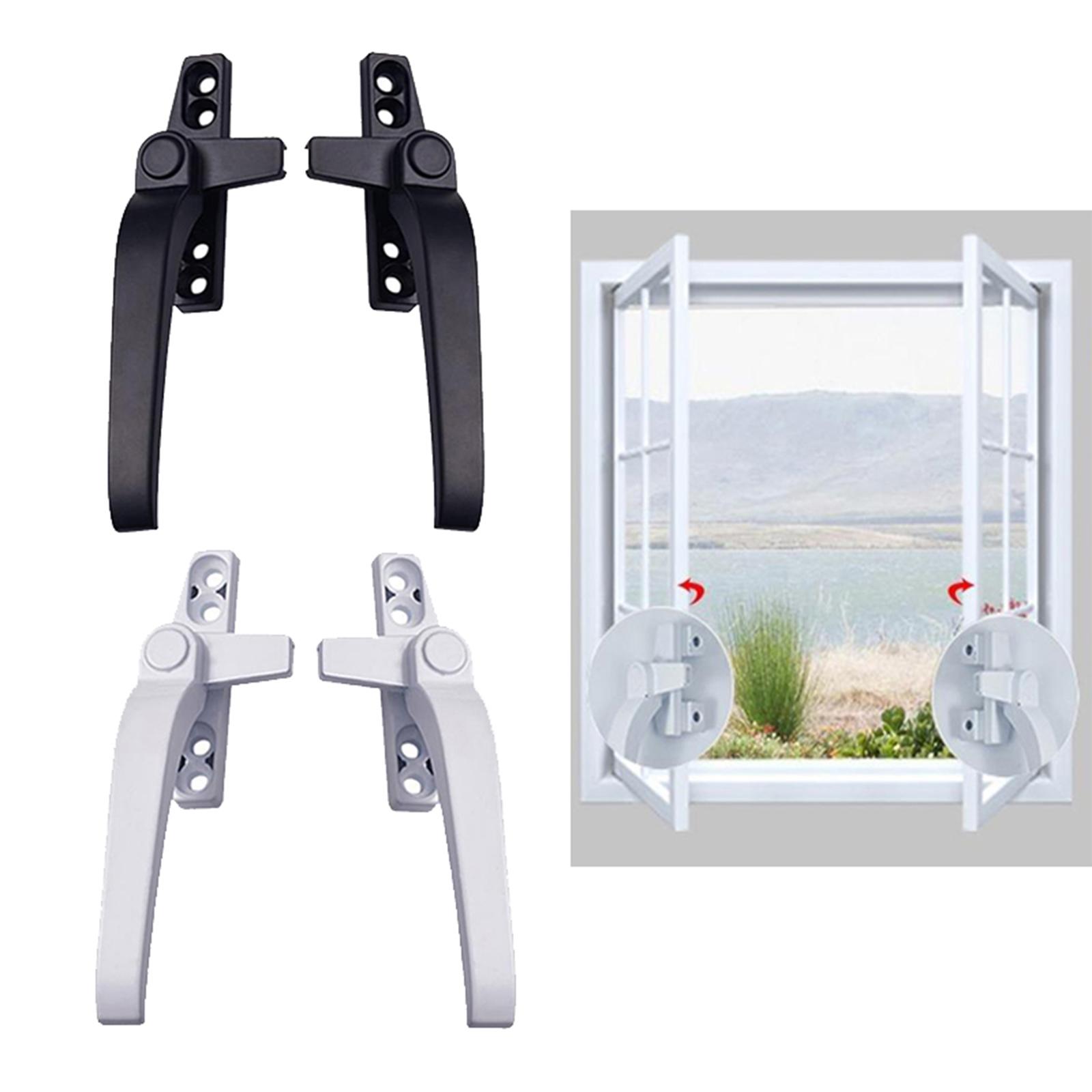 Vindueshåndtag venstre/håndsmonteret zinklegering vinduesbeslag dørhåndtag