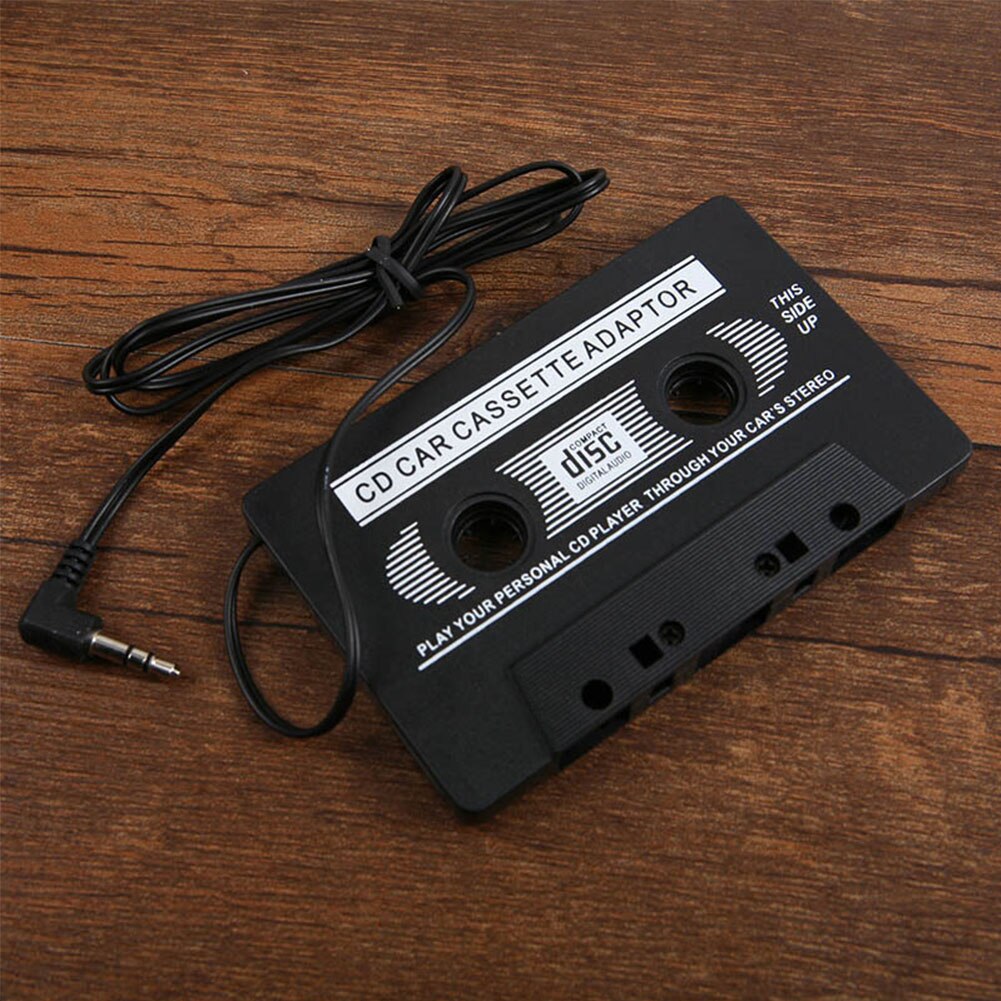 Adaptador de Cassette de Audio para coche, conector electrónico Digital de música de 3,5mm, fácil de instalar, reproductor MP3 y CD para vehículo