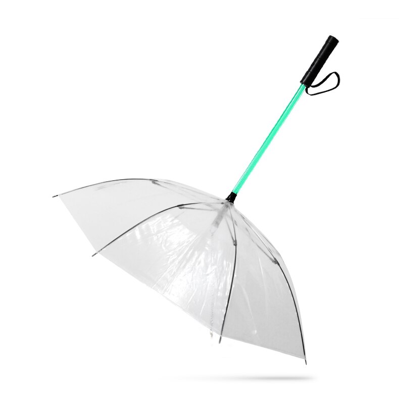 transparent Haustier Hund Katze LED Regenschirm Regen Schnee Eingebaute Leine Tragbare Welpen Trockenen: Ursprünglich Titel