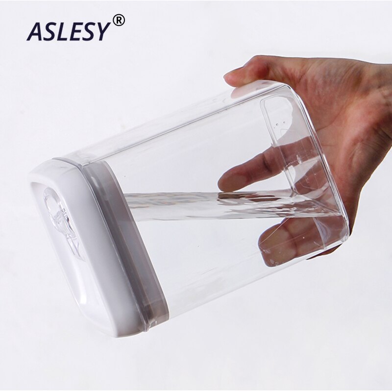 Céréales en plastique conteneurs pour le stockage des aliments cellier bocaux hermétiques cuisine organisateur stockage conteneur accessoires de cuisson