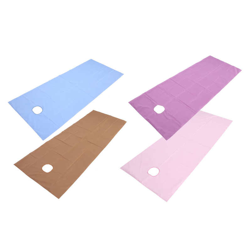 Massage Matras Full Body Massage Stoel Waterdichte Schoonheidssalon Laken Spa Massage Tafel Bed Cover (75X200cm Open Gat