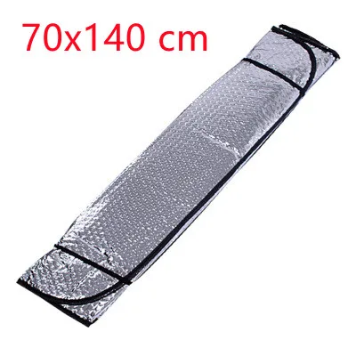 140 cm Auto-Windschutzscheibe, faltbar, Sonnenschutz, Visierabdeckung, Blockreflektor, tragbar, atmungsaktiv, Anti-UV-Schutz, Bildschirm kostenlos: WHITE