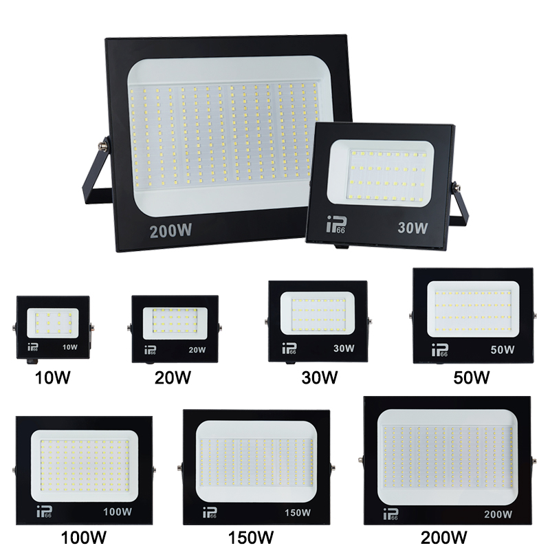 200W LED Flood light Spotlight Projector Outdoor Lighting 6500k Waterproof IP66 for Wall Garage Gym Street 220V