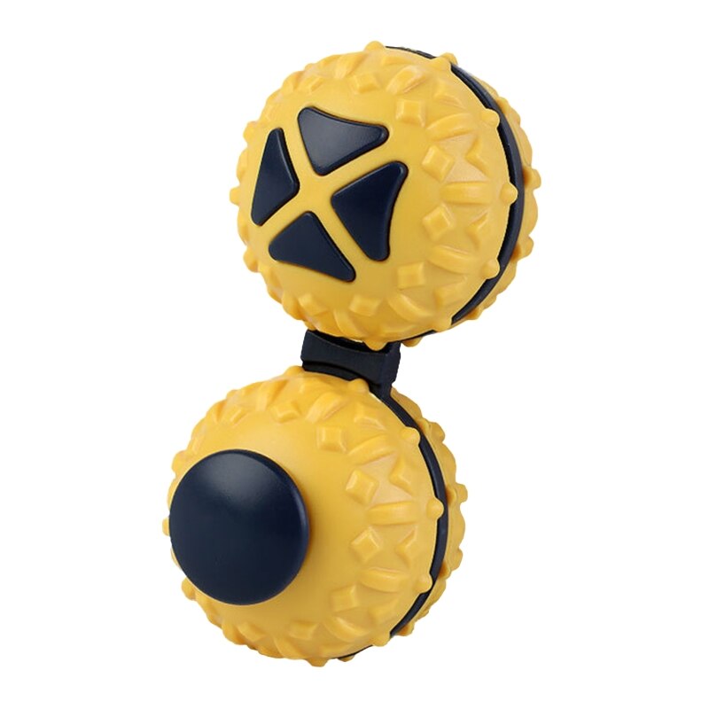 Fidget Spinner Massage Ball Finger Spinner Brain Training Supplies Portable Multiple Color Table Game Baby: Yellow