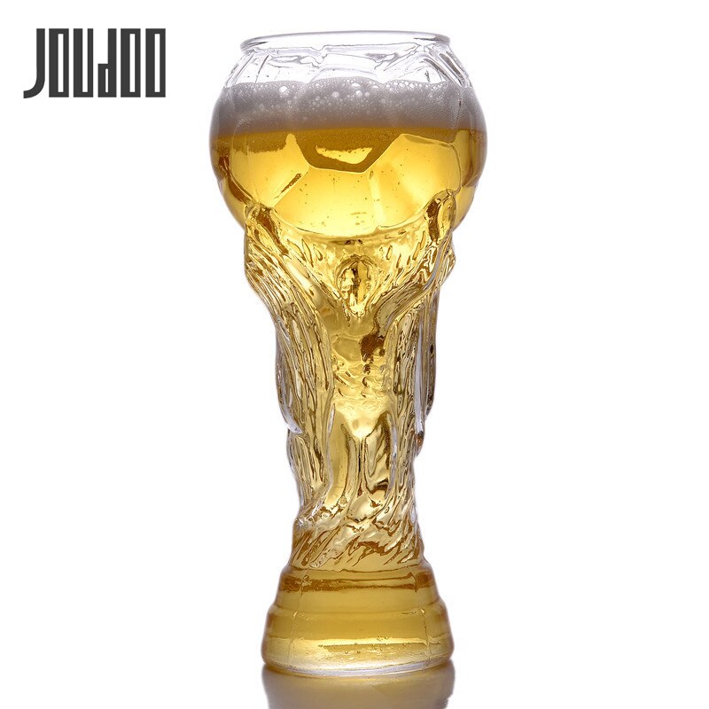 Joudoo fotballkrus bar glass 450ml vinglass whisky kopp øl kopp beger juice kopp høyt borosilikat glass 35