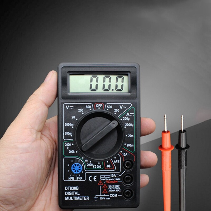 DT830B Digital Multimeter Mini Universal Meter Handheld Multimeter Electrician Instrumentation