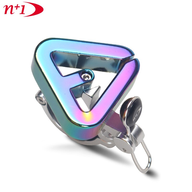 N+1 Triangle Bell 50th Anniversary Edition Bicycle Bell Road Mountain loud Bike Bells: clamp ring colorful