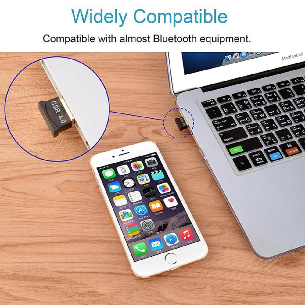 GRWIBEOU USB Bluetooth Adapters Wireless Mini Bluetooth CSR4.0 Adapter For Windows 7 PC Laptop Bluetooth Receiver Transmitte