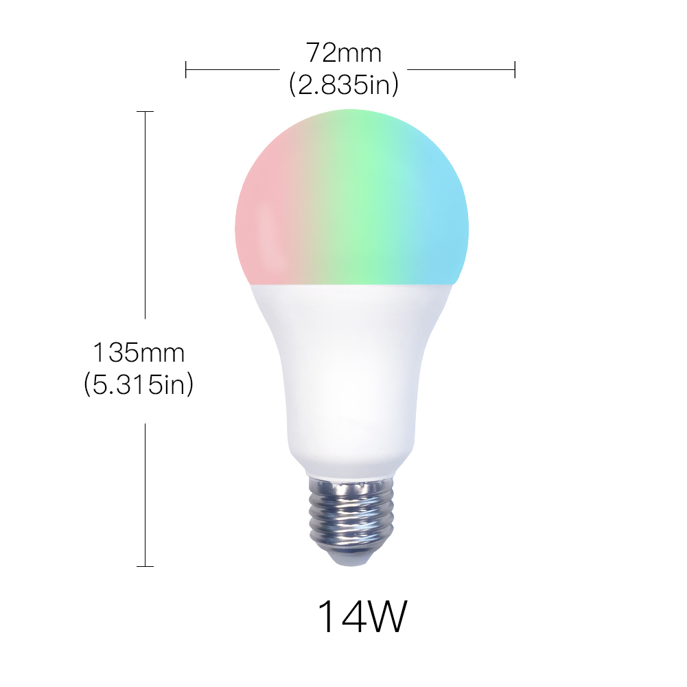 ANTELINK Lampadina Wifi Smart LED E27, 9W 1000lm Lampadina Alexa Dimmerabile, Multicolore 2700k-6500k, Compatibile Con Alexa E Google Home, Smart Life/Tuya APP Controllo, 2Pz - Foto 9