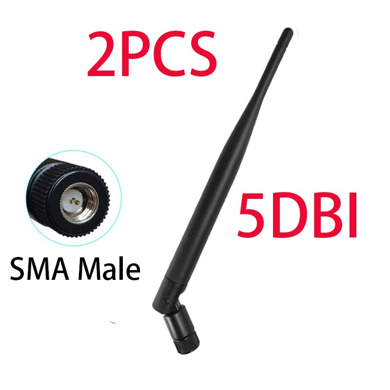 433MHz Antenne LORA LORAWAN 5dbi SMA Stecker 433 IOT antena wasserdichte gerichtet antenne 21cm RP-SMA/u.FL Zopf Kabel: 2Stck  M