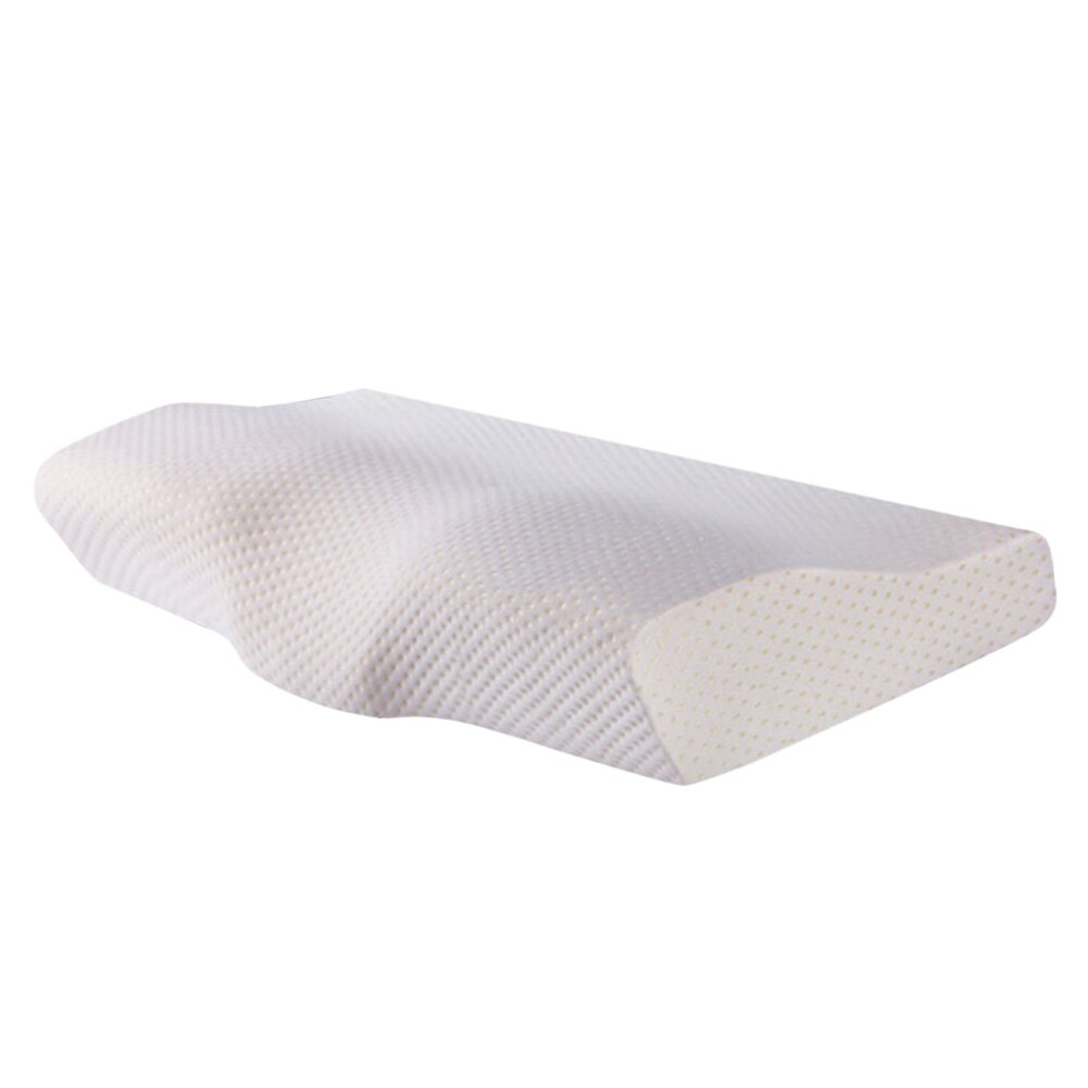 Memory Foam Kussen Voor Slaap Cervicale Kussens Vlinder Vormige Memory Kussens Ontspannen De Cervicale Wervelkolom Volwassen Trage Rebound: White