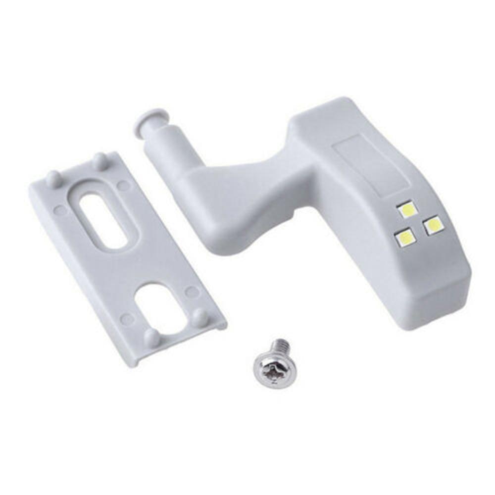 2/5/6/10 stk ledet smart touch induktionskabinet lys skab indvendigt hængsel lampe sensor lys natlys til skab garderobe
