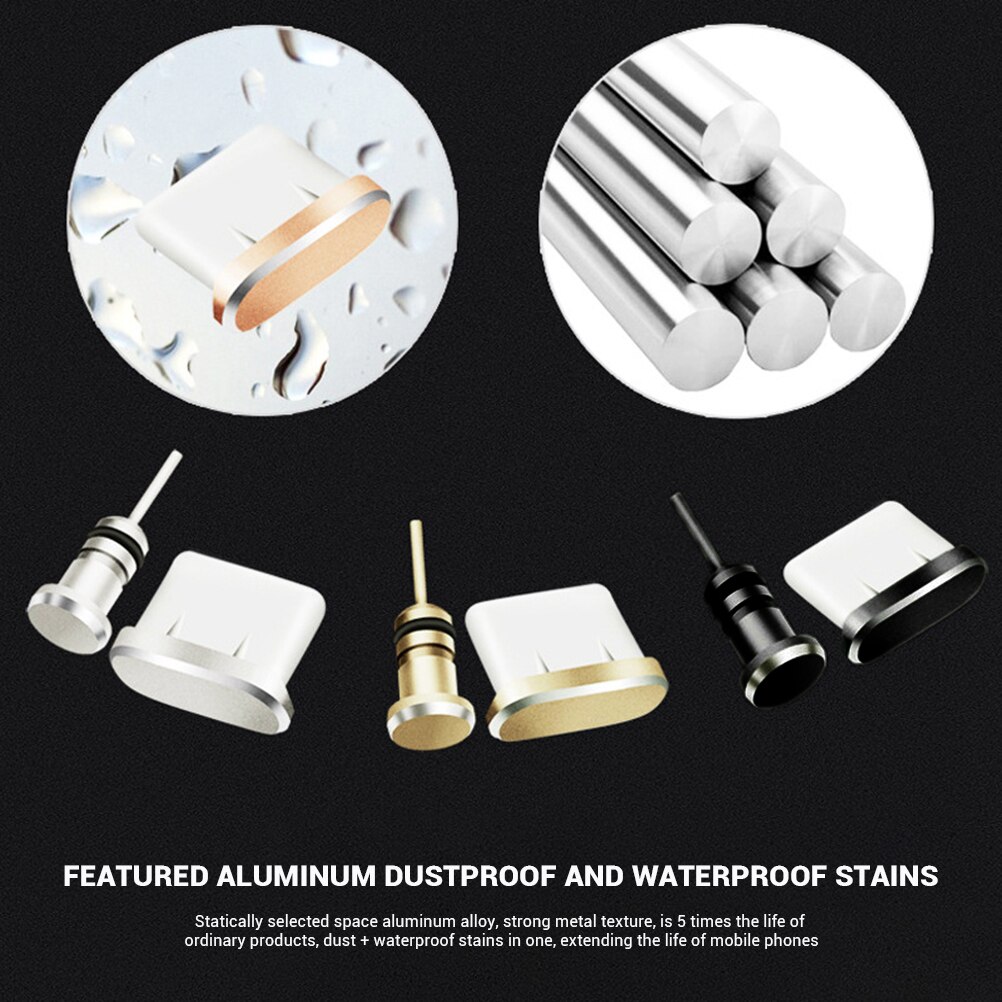 6 farben Anti Staub Stecker USB C Ladung löcher kunststoff Typ C Hafen Schutz Staub Stecker Für Samsung S9 S8 huawei