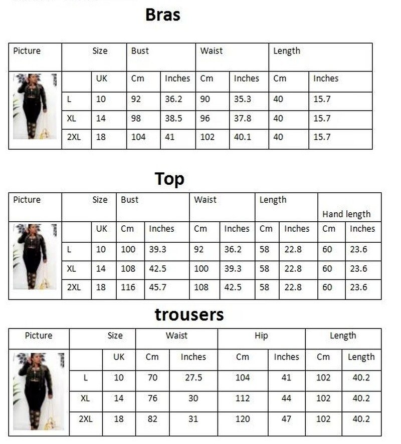 3 Piece Set Africa Clothes African Dashiki Dashiki Suit Top And Trousers Super Elastic Party Plus Size For Lady