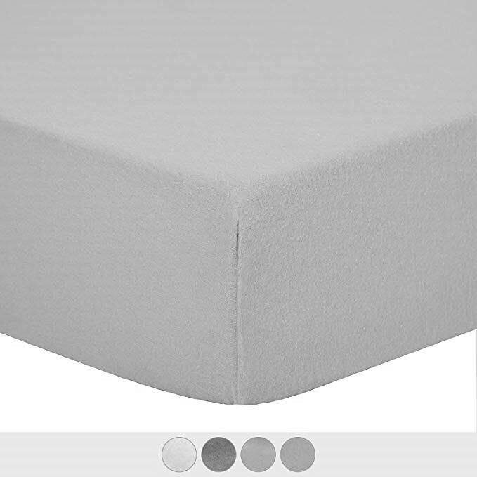 Hoeslaken Microfiber, Geborstelde Afwerking, Rimpel, Vervagen, Vlekbestendig, Een Gemonteerd Bed Sheet4