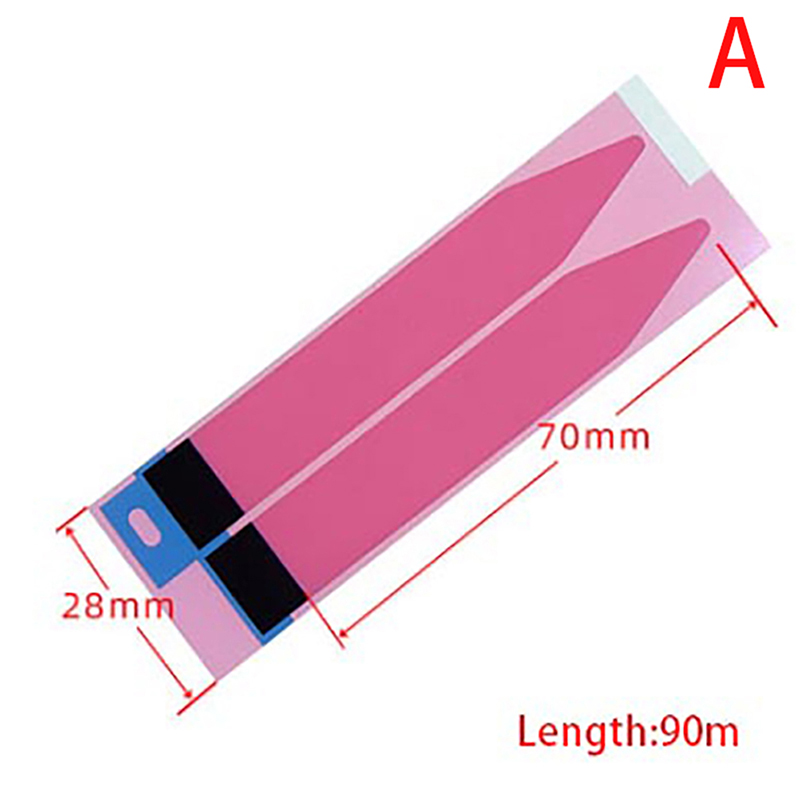 10Pcs Universele Batterij Sticker Te Trekken Ongebaande Tape Strip Voor Iphone/Huawei Batterij Lijm Tape Strip tab: 1