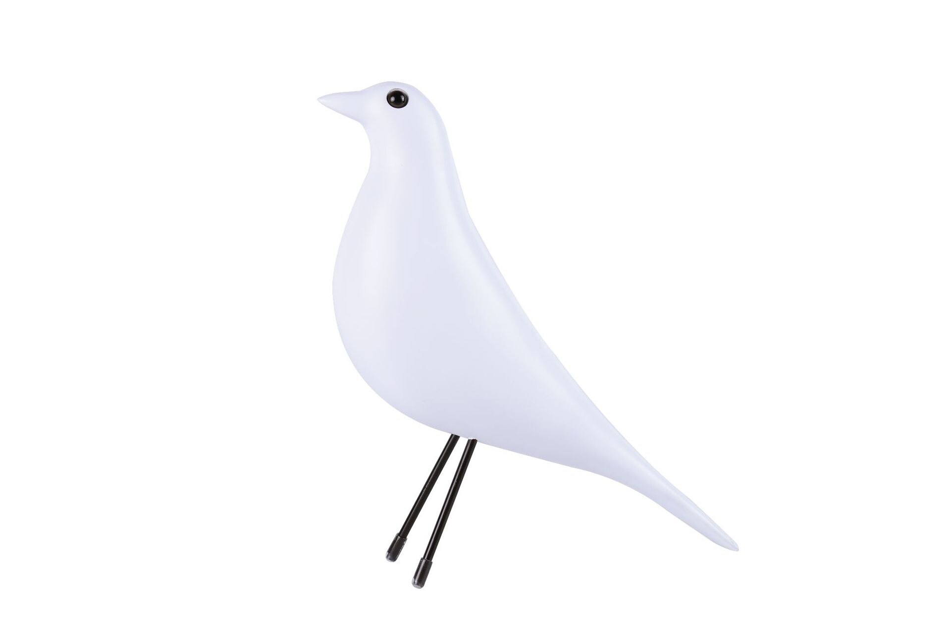 Eames – Statue d&#39;oiseau créative en résine, Sculpture de bureau, décoration de maison, accessoires: White 23x26cm
