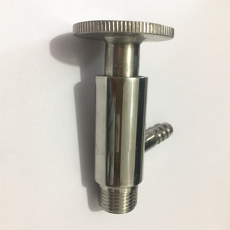 1/2" Male Thread Sanitary Sample Valve DN15 Stainless Steel SUS304 Food Medicine Elliptic Sampling Valve