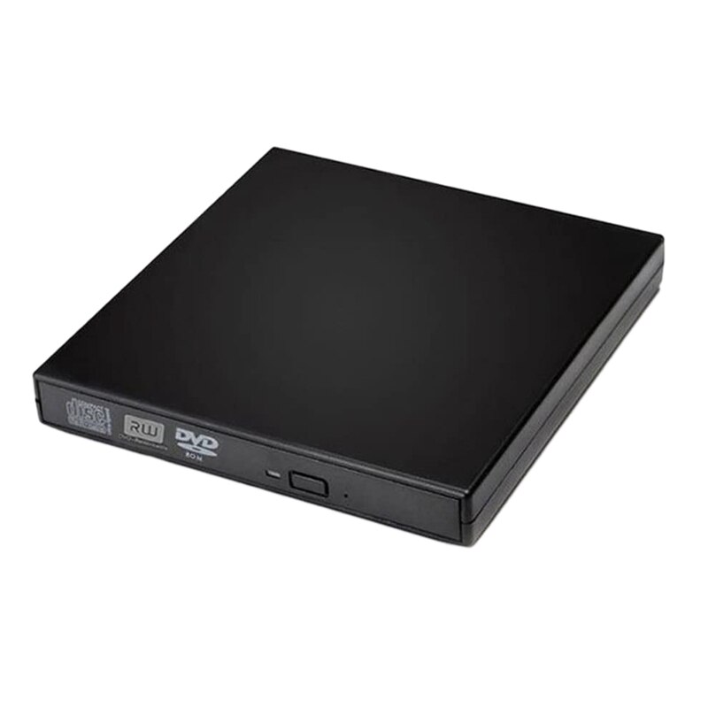 Lecteur CD externe USB2.0, lecteur DVD externe Portable, lecteur de graveur Combo USB CD-RW DVD-R Portable mince pour ordinateur Portable Noteb: Default Title