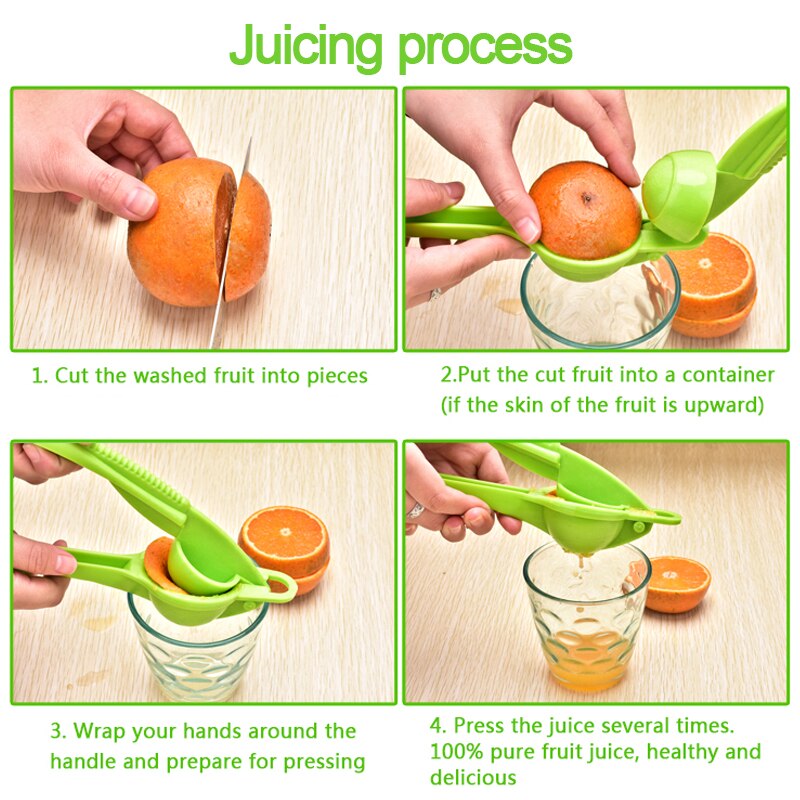 Manual lemon fruit juicer machine orange squeezer kitchen tools hand squeezer vitamer blender portable mini juice maker machine